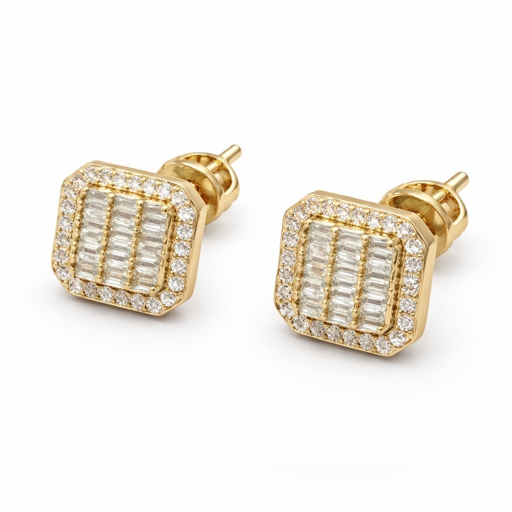 1.25 CTW Moissanite Earrings